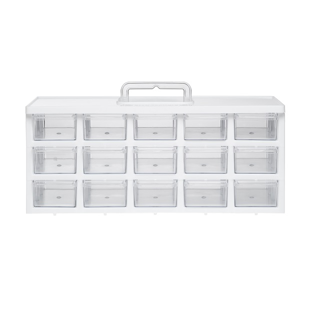 جعبه قطعات الکترونیکی 15 کشو کیان تکنیک