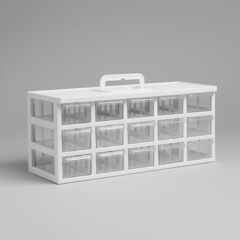 نظم‌ دهنده 15 کشو (3 طبقه) کیان تکنیک — رنگ سفید