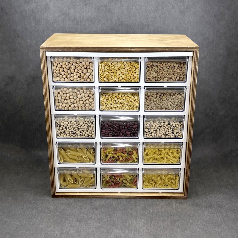 2-2 جا حبوبات چوبی 15 خانه